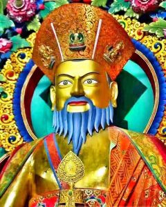 A statue of Zhabdrung Ngawang Namgyel