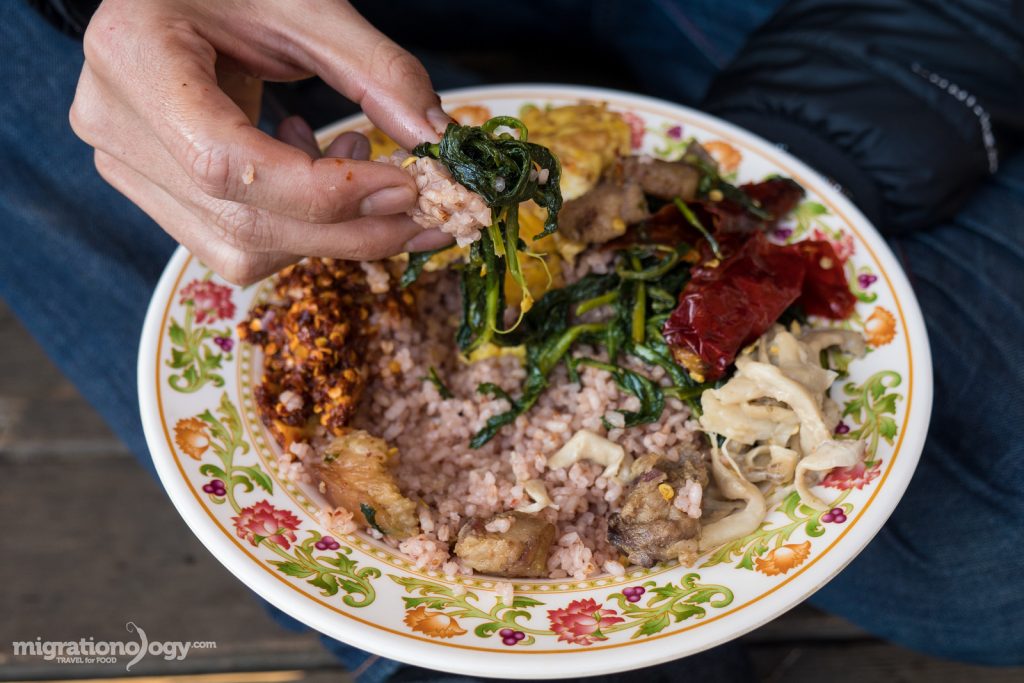 Eating with your hands